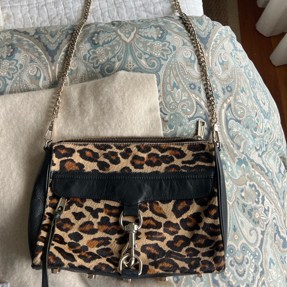 Rebecca Minkoff M.A.C Leather Calf Hair Shoulder Bag